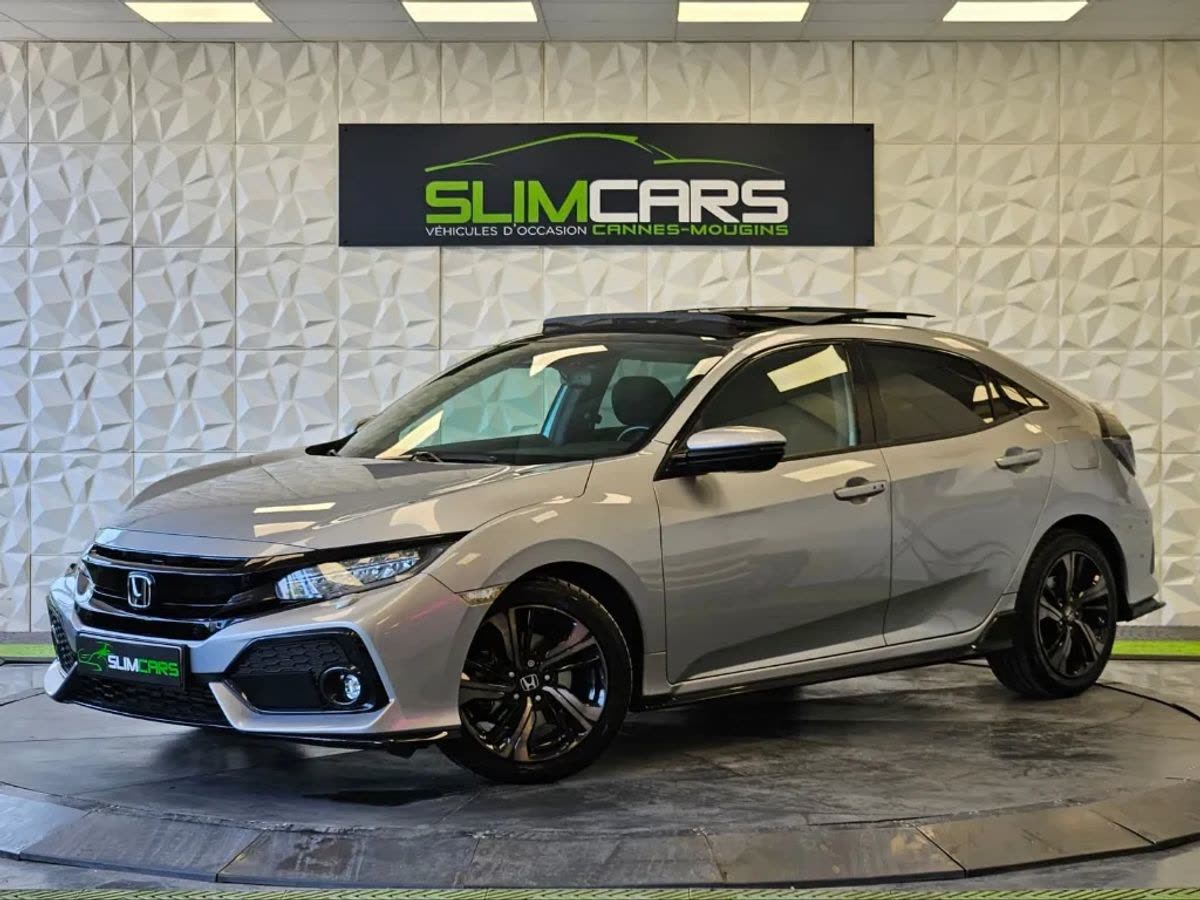 Honda Civic 182 ch repérée chez Slim Cars à Mougins